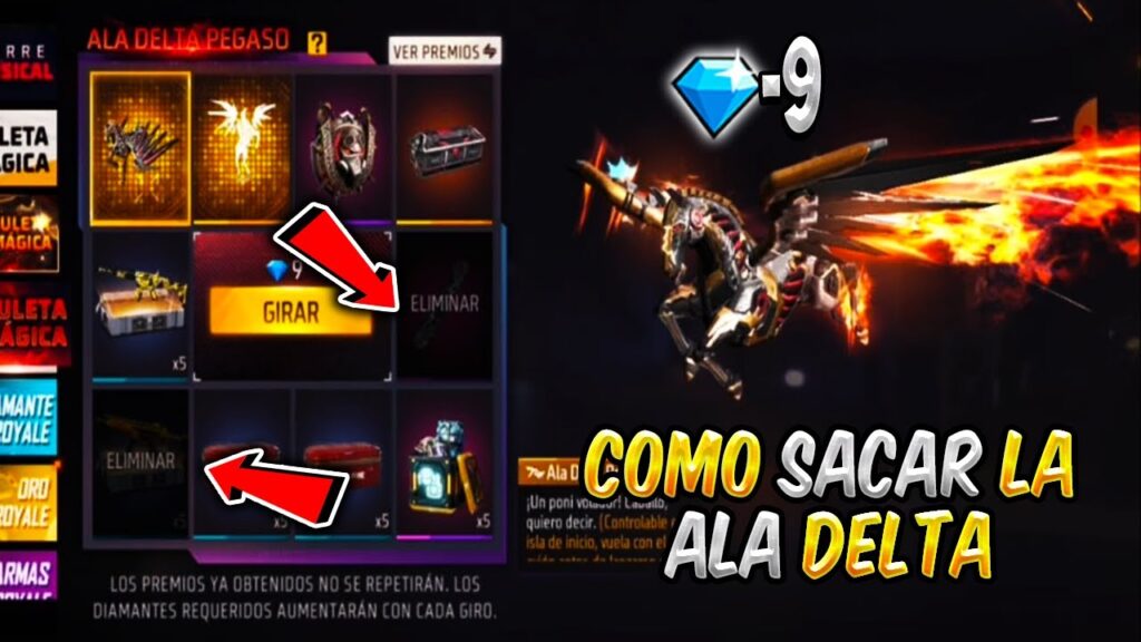 La Nueva Ruleta Alas Delta de Free Fire - Wpress.digital